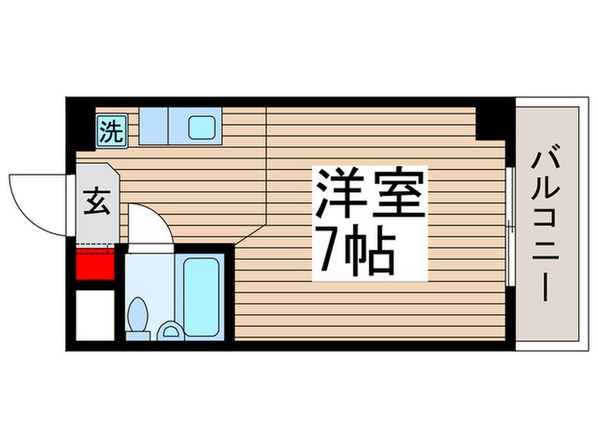 マンションニュ－シャインの物件間取画像